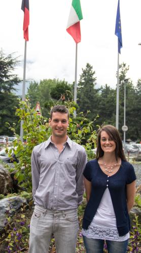 Fabienne e Thierry ad Aosta