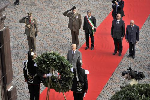 L'omaggio ai caduti in guerra