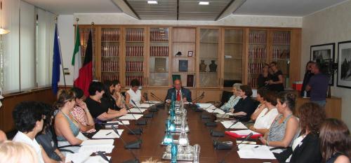 Il Presidente del Consiglio insedia la Consulta