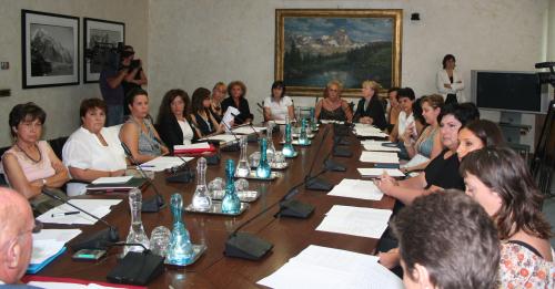 Un momento dell'incontro