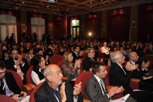 Il pubblico durante la lectio magistralis