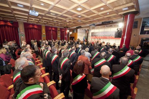La sala durante l'evento