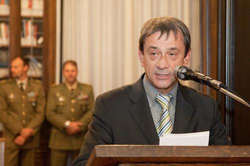 Il Sindaco di Aosta, Bruno Giordano