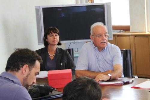 Roberta Quattrocchio, Sindaco del Comune di Villeneuve e Italo Cerise, Presidente di Fondation Grand Paradis e del Parco Nazionale Gran Paradiso