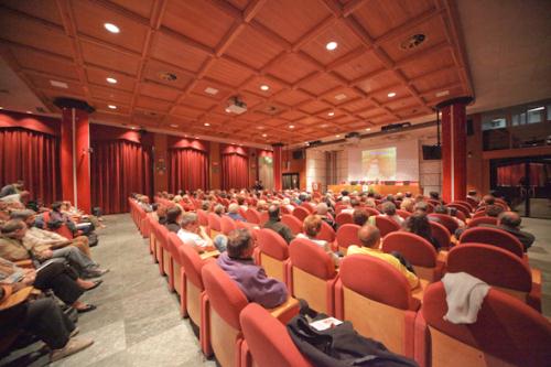 Il salone delle manifestazioni di Palazzo regionale