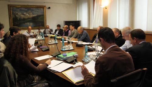 I Commissari della I e della V Commissione consiliare