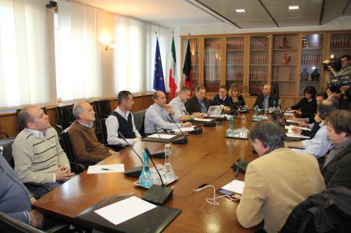 Un momento della riunione