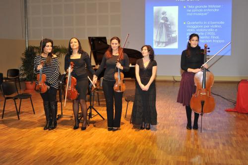 Il quartetto d'archi "Le Cameriste ambrosiane" di Milano