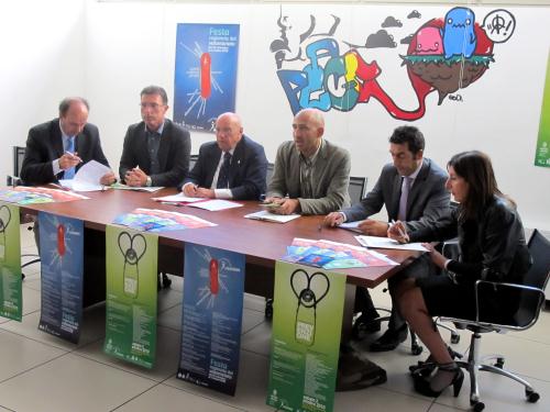 Un momento della conferenza di presentazione