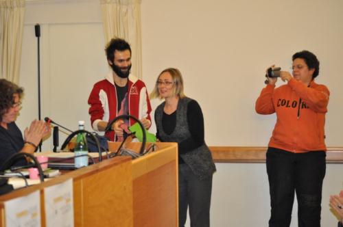 Florence Baugey riceve il premio
