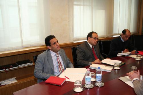 Il Console Radhi Nourredine (a sinistra)