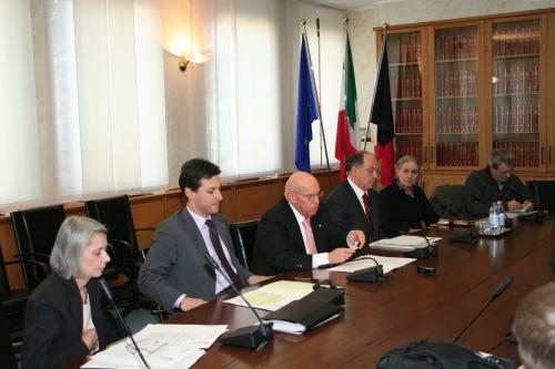 La conferenza di presentazione dell'evento alla stampa svoltasi il 14 gennaio