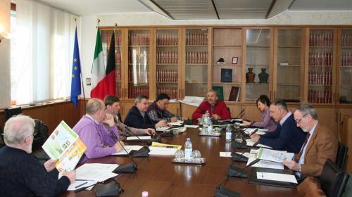 La Commissione durante i lavori