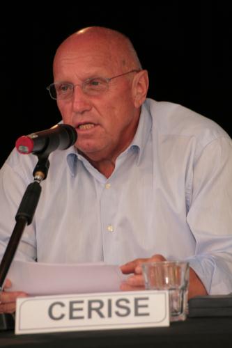 Il Presidente del Consiglio, Alberto Cerise, introduce l'incontro