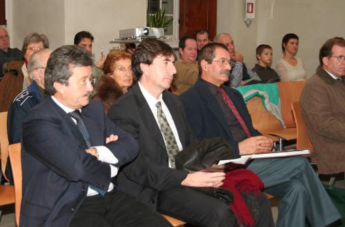 Il Vicepresidente André Lanièce fra il pubblico