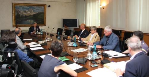 La II Commissione presieduta dal Consigliere Andrea Rosset