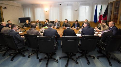 Un momento del confronto