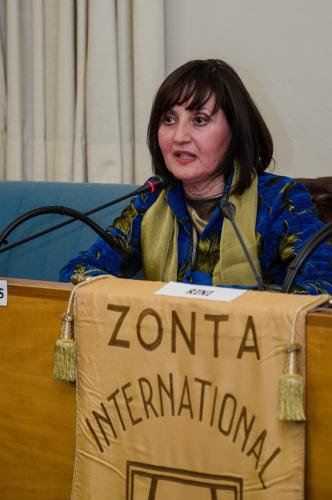 Silvana De Riccardis, Presidente dello Zonta Club Valle d'Aosta