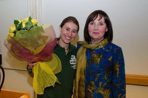 Janissa Pellissier con Silvana De Riccardis