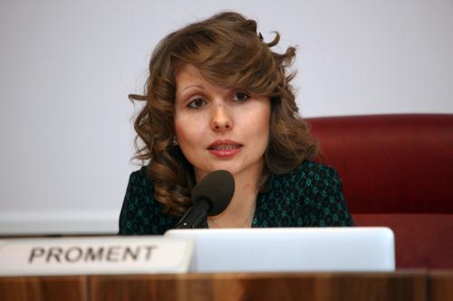 Fabienne Proment, curatrice dell'evento