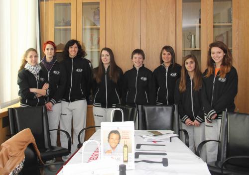 La squadra CSI Châtillon Volley capitanata da Simona Cornaz