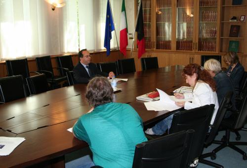 Un momento della conferenza