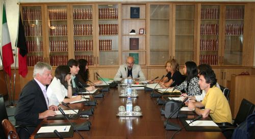 I Consiglieri. Al centro, il Presidente Giannni Rigo
