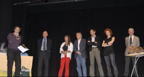 Un momento della premiazione a Valtournenche