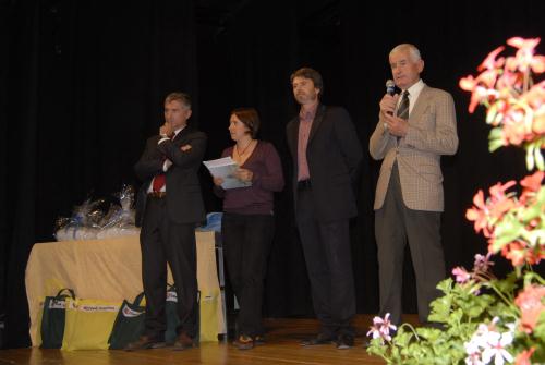Un momento della premiazione