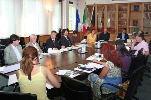 La conferenza stampa di presentazione della rassegna svoltasi il 19 luglio