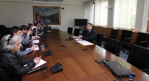 La sala riunioni delle commissioni