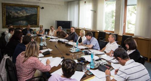 Un momento dell'incontro con l'Assessore Antonio Fosson 