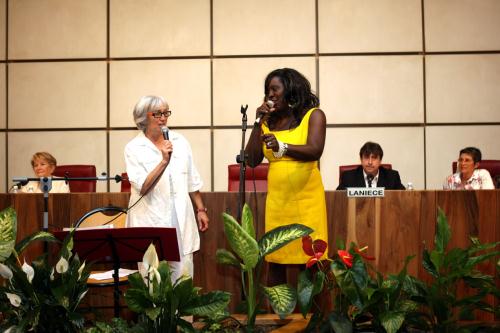 L'accompagnamento musicale delle artiste Maura Susanna e Ranzie Mensah