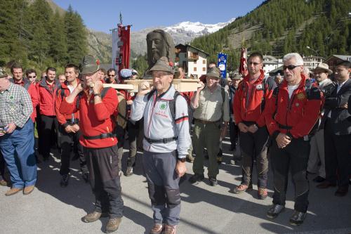 L'arrivo a Gressoney