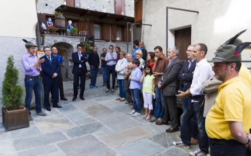 Inaugurazione dell'esposizione itinerante "Vajont 9 ottobre 1963", organizzata in collaborazione con la Fondazione Vajont