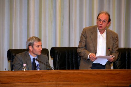 L'intervento del capogruppo di Arcobaleno-Vallée d'Aoste, Elio Riccarand