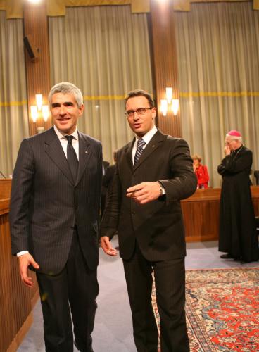 I Presidenti Casini e Perron