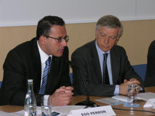 L'intervento del Presidente Perron