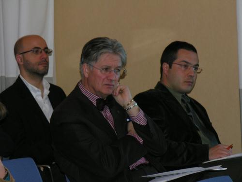 Alcuni giornalisti valdostani presenti all'iniziativa