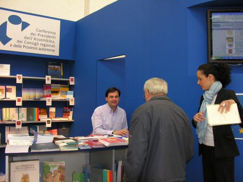 Lo stand del Consiglio regionale