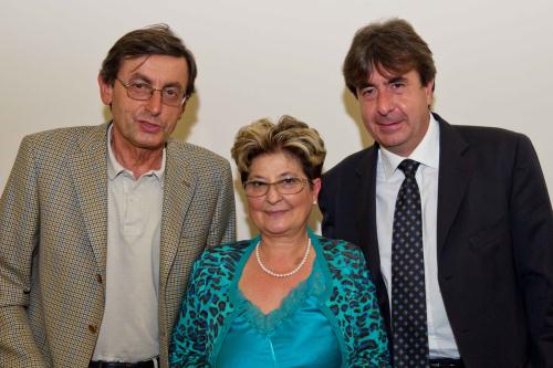 Da sinistra: Edo Bottacchi, Sara Grillo Ferriani, il Consigliere segretario André Lanièce
