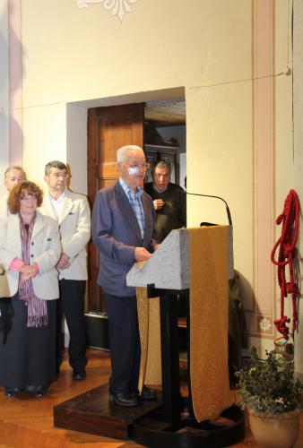 Il discorso del Presidente dell'Istituto storico della Resistenza, Cesare Dujany