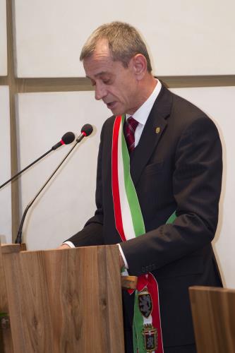 L'intervento del Sindaco di Aosta, Bruno Giordano