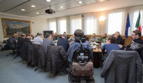 Un momento della riunione 