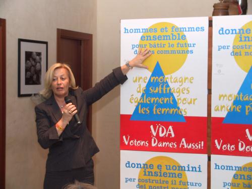 La Consigliera Adriana Viérin