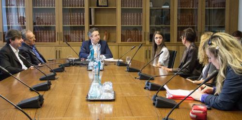 La sala durante la cerimonia 