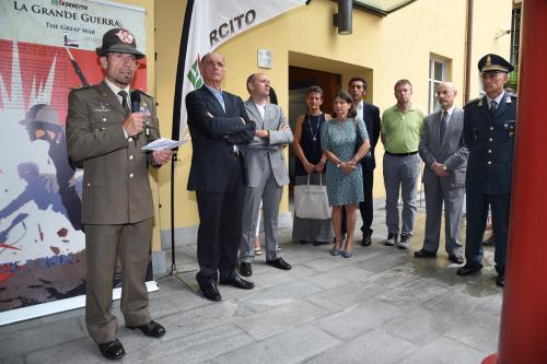 Un momento dell'inaugurazione