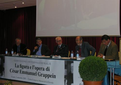Il tavolo dei relatori