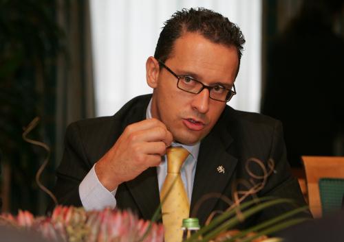 Il Presidente del Consiglio Valle, Ego Perron