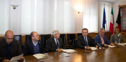 La conferenza stampa di presentazione dell'evento che si è svolta il 1° ottobre. L'intervento del Presidente del Consiglio, Marco Viérin